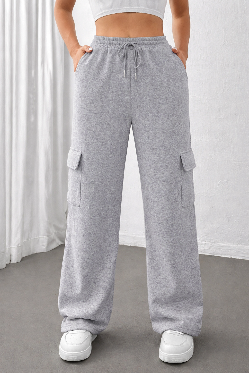 Lucia | Pantalón Cargo relajado con Bolsillos Laterales