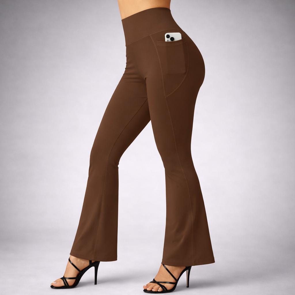 Paola | Legging Flare de Alta Elasticidad con Efecto Push Up