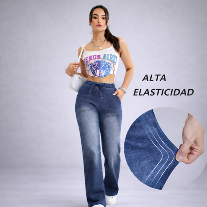 Nola | Jean Recto Flex de Cintura Alta