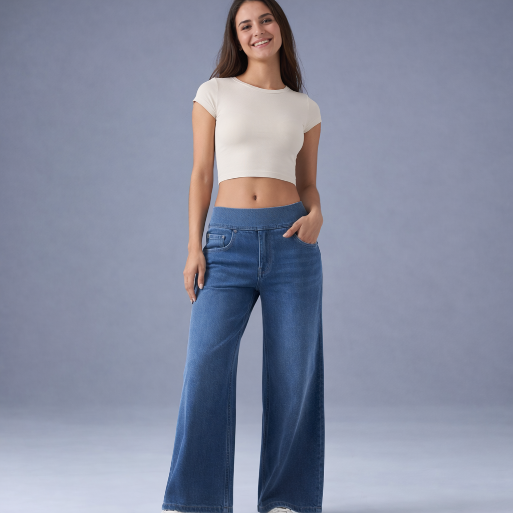 Siena  |Jean Recto de Denim Elástico