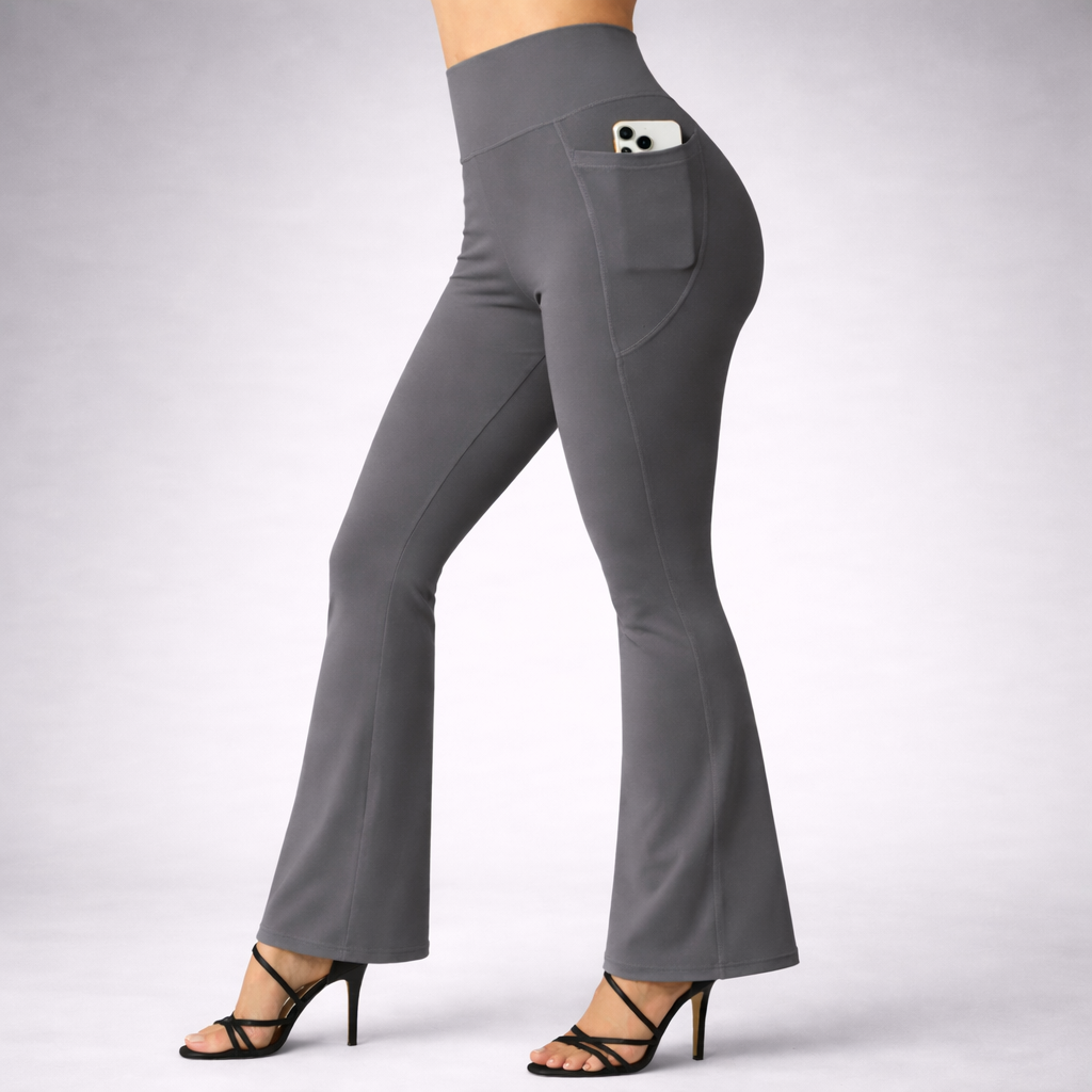 Paola | Legging Flare de Alta Elasticidad con Efecto Push Up