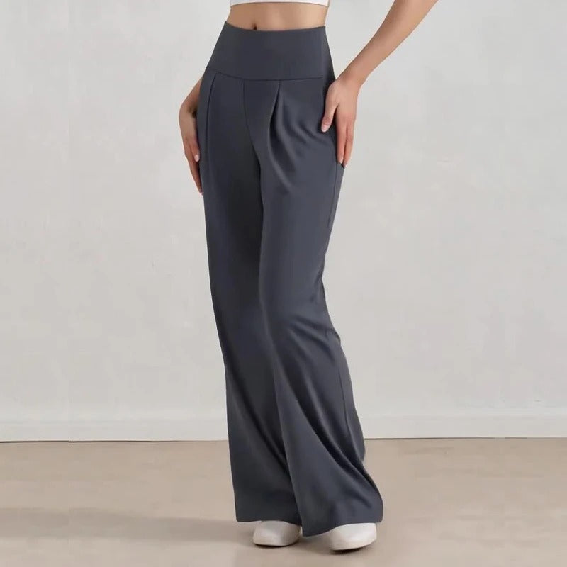 Sofia | Pantalón Wide Leg de Cintura Alta con Caída Fluida